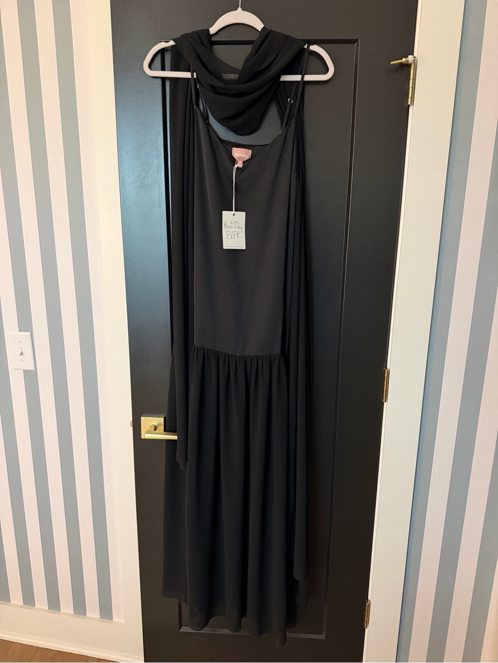 Show Me Your MuMu Dalia Maxi Dress - Black - Picture 3 of 5
